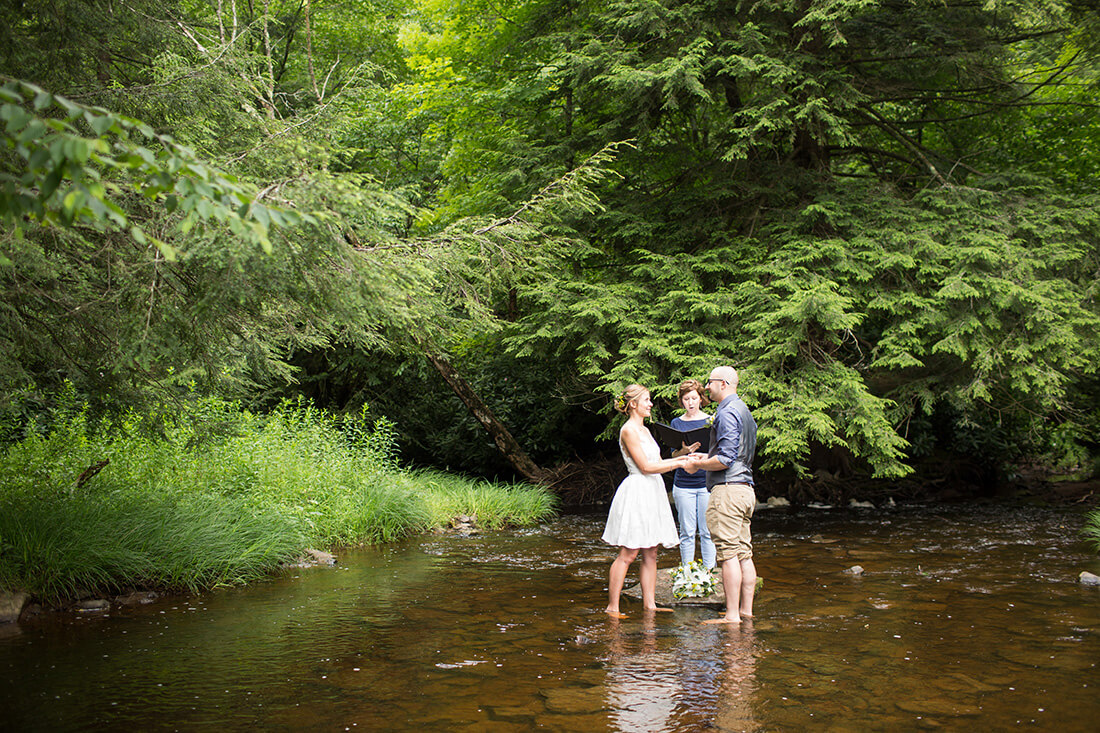 Savage River Lodge Elopement Tricia Joe Jessica Fike Deep Not Only Were They Doing Things A Little Diffely By Their Wedding On Own Also Hiked To Find The Perfect Ceremony Spot In Stream